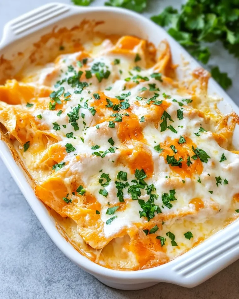 Buffalo Chicken Casserole