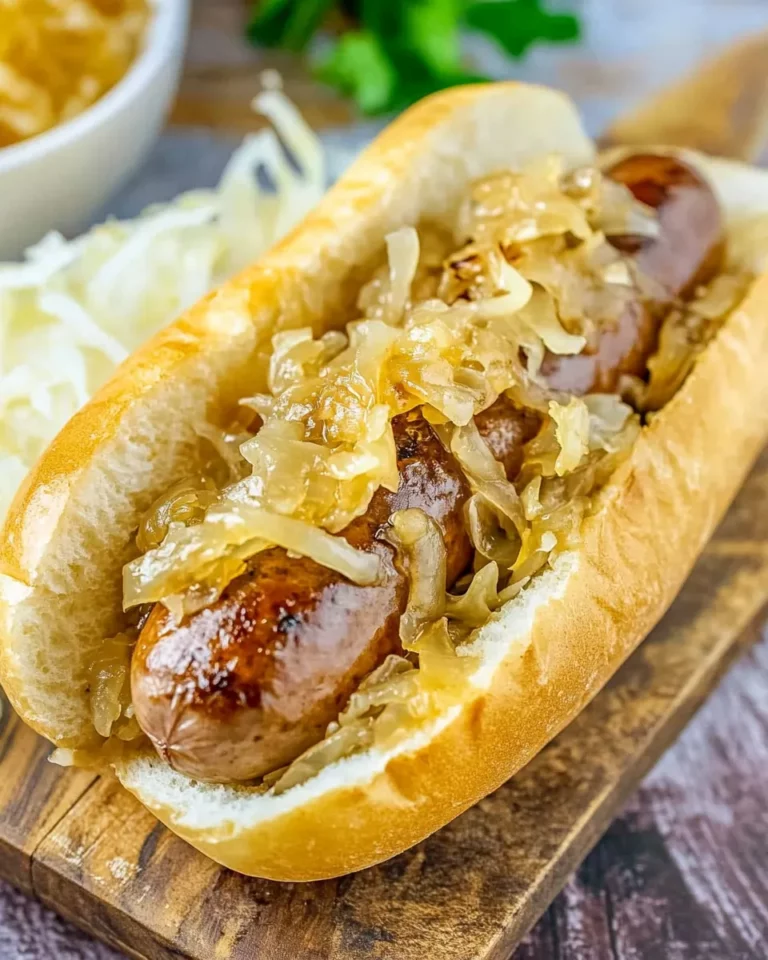 Bratwurst with Sauerkraut – Slow Cooker Recipe