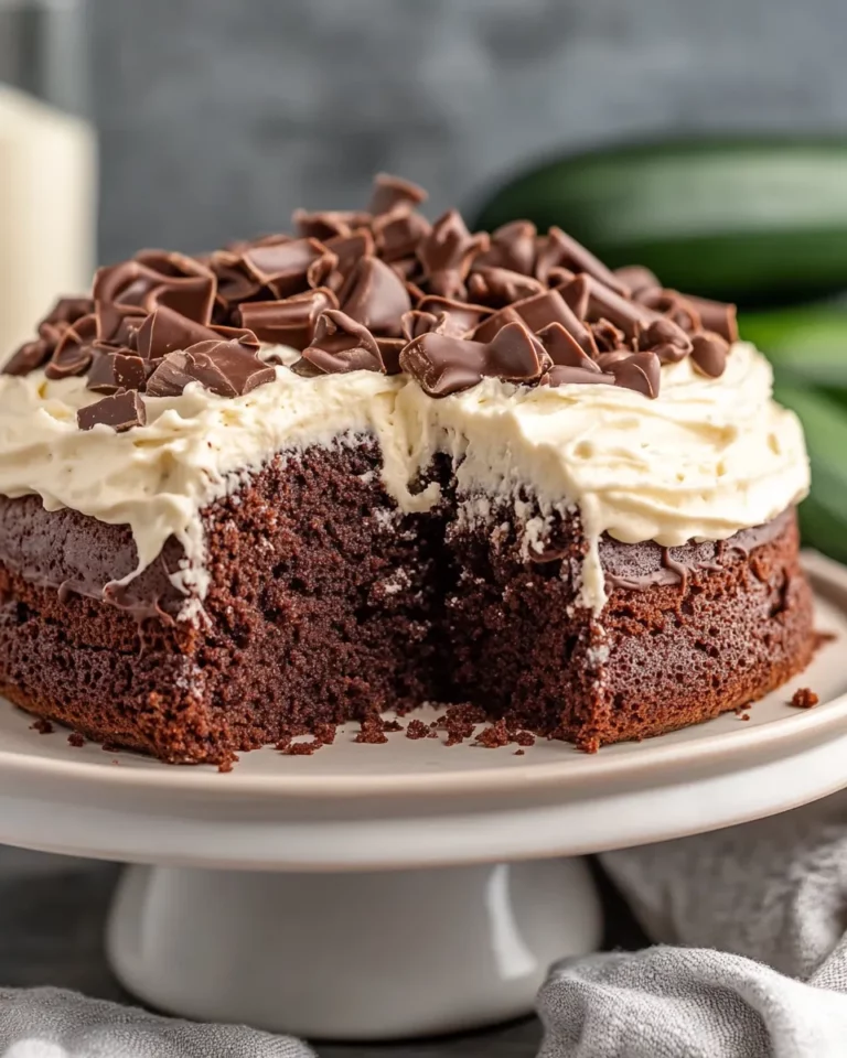 Chocolate Zucchini Cake With Cream Cheese Frosting