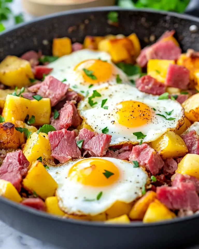 Corned Beef Hash and Eggs