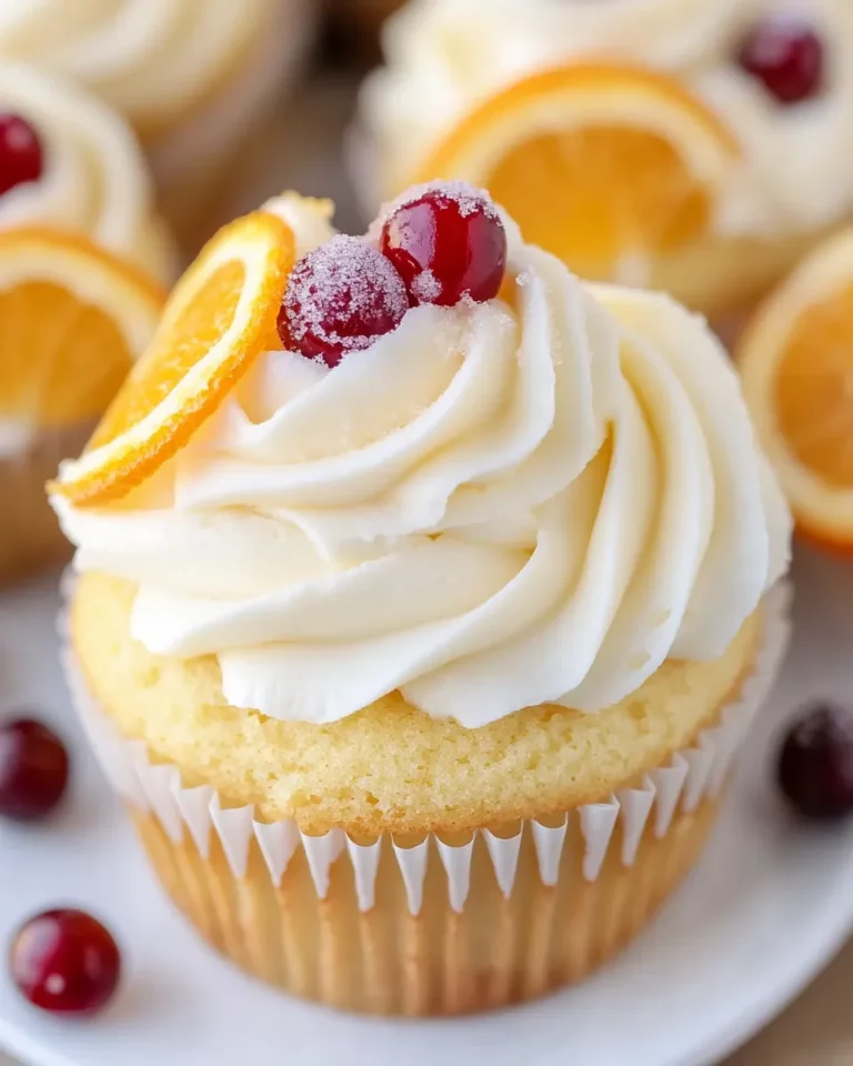 Cranberry Orange Cupcakes