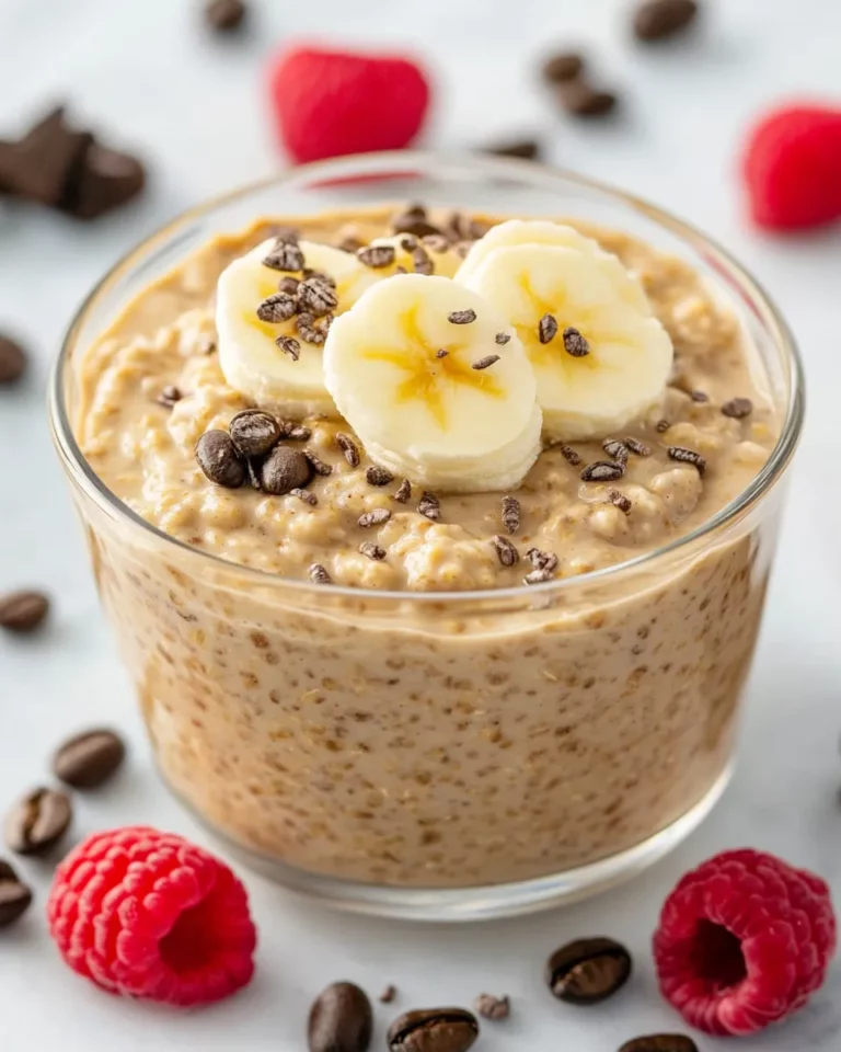 Creamy Coffee Overnight Oats