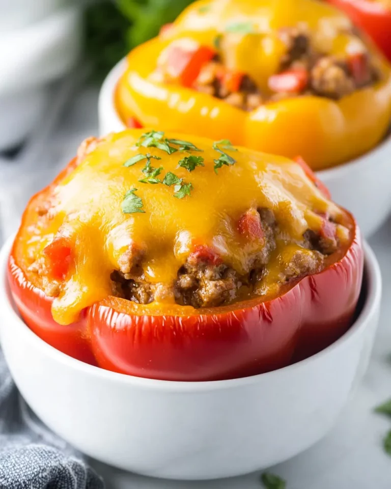 Slow Cooker Stuffed Peppers