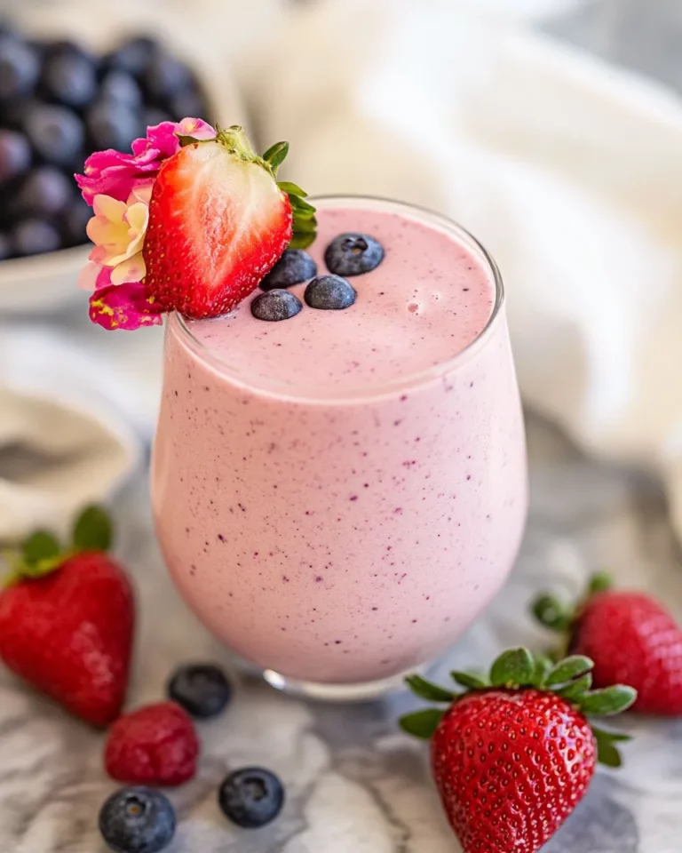 Strawberry Blueberry Smoothie