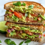 Homemade Avocado Chutney Sandwiches recipe photo