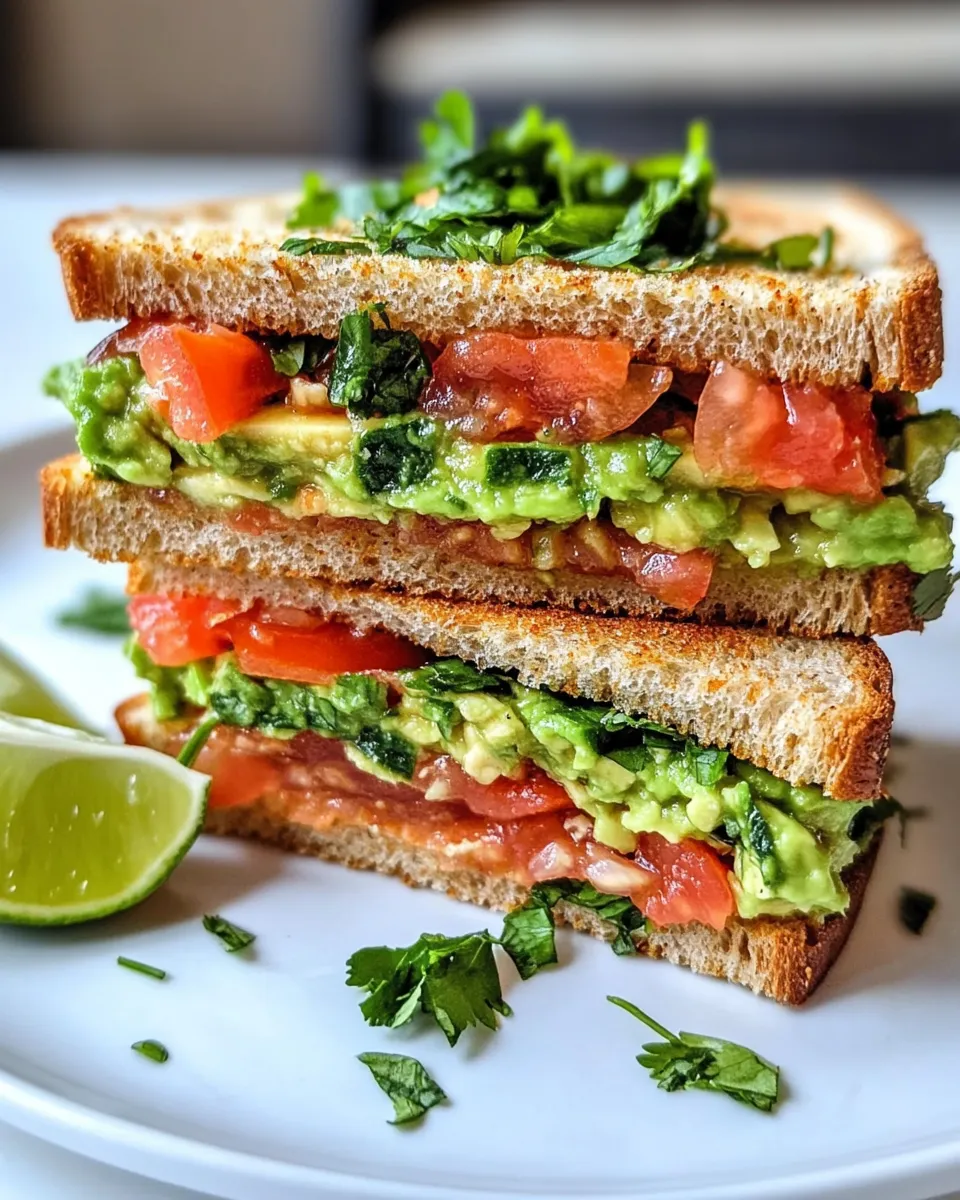 Classic Avocado Chutney Sandwiches dish photo