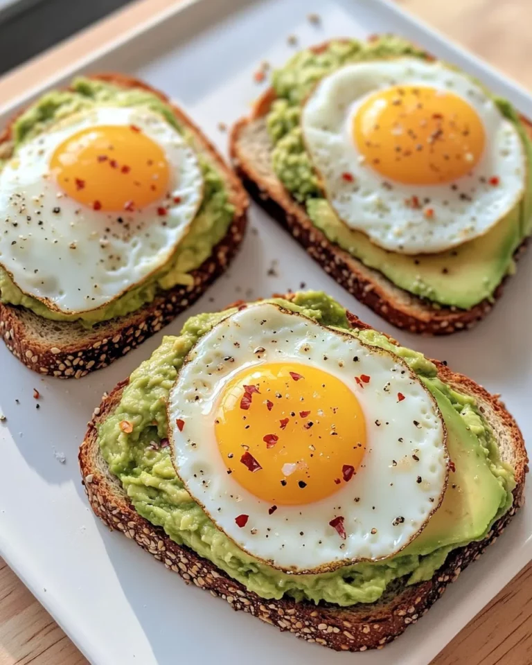Homemade Avocado Toast with Fried Egg photo
