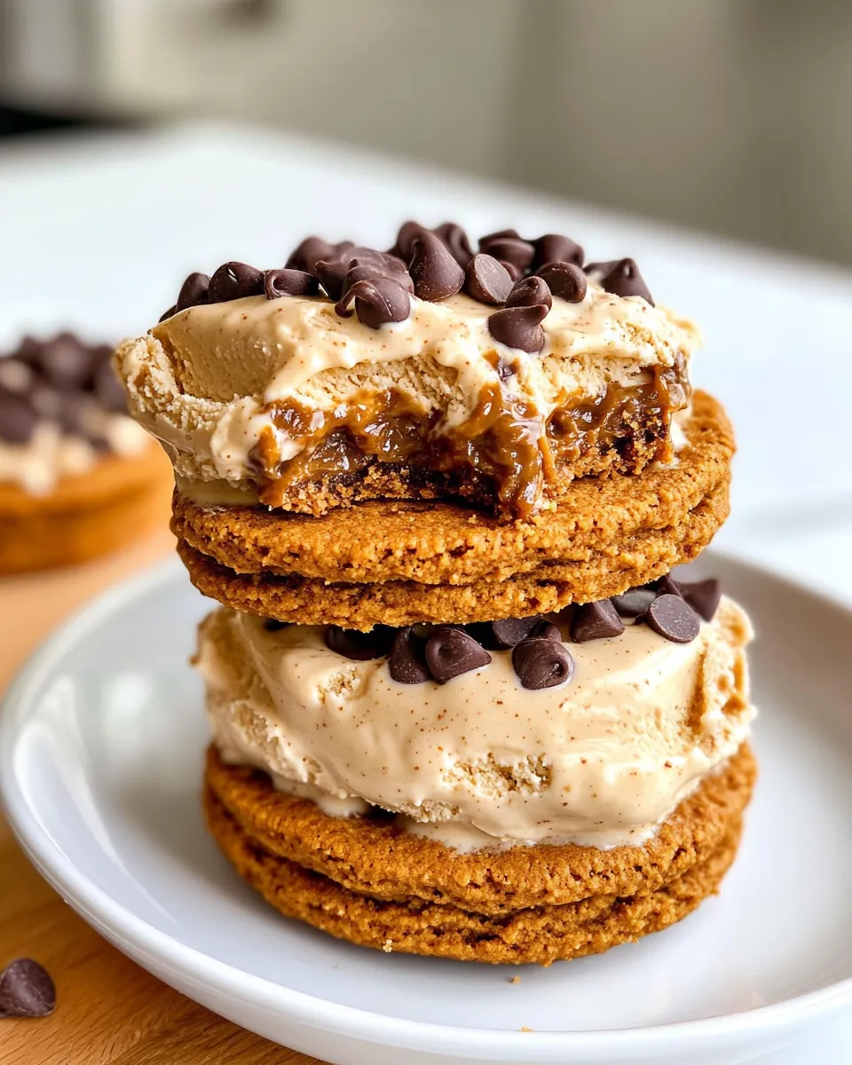 Easy Biscoff Ice Cream Sandwiches dish photo