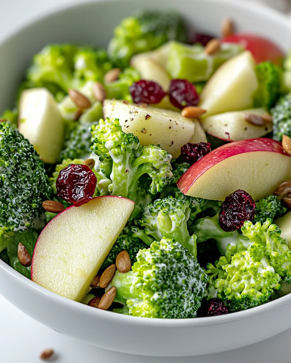 Easy Broccoli Apple Salad recipe photo