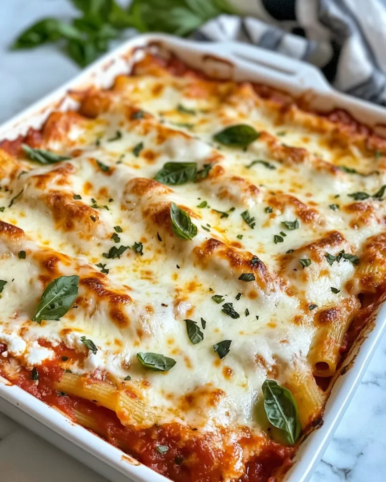 Homemade Cheesy Baked Ziti with Ricotta recipe photo