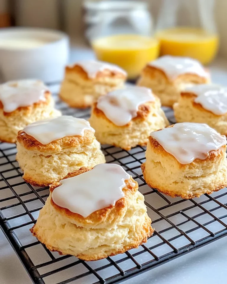 Homemade Delicious Lemon Glazed Scones photo