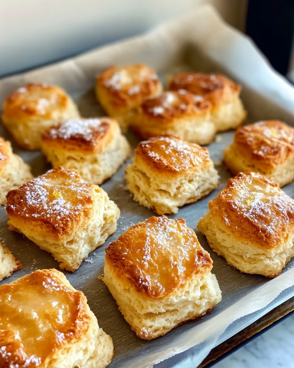 Quick Delicious Lemon Glazed Scones food shot