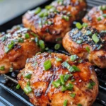 Homemade Delicious Sweet Chili Grilled Chicken Thighs photo