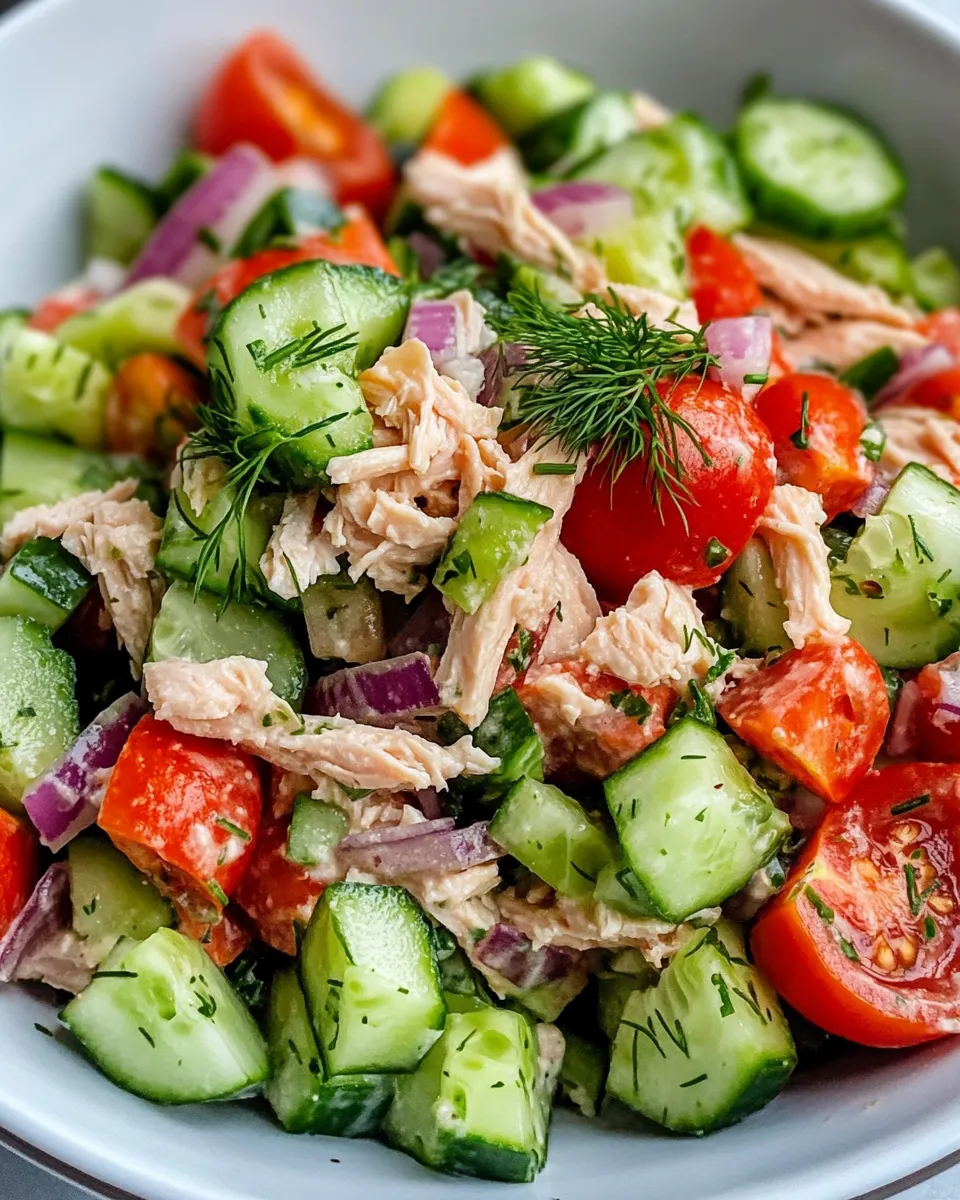 Quick Easy Greek Yogurt Chicken Salad food shot