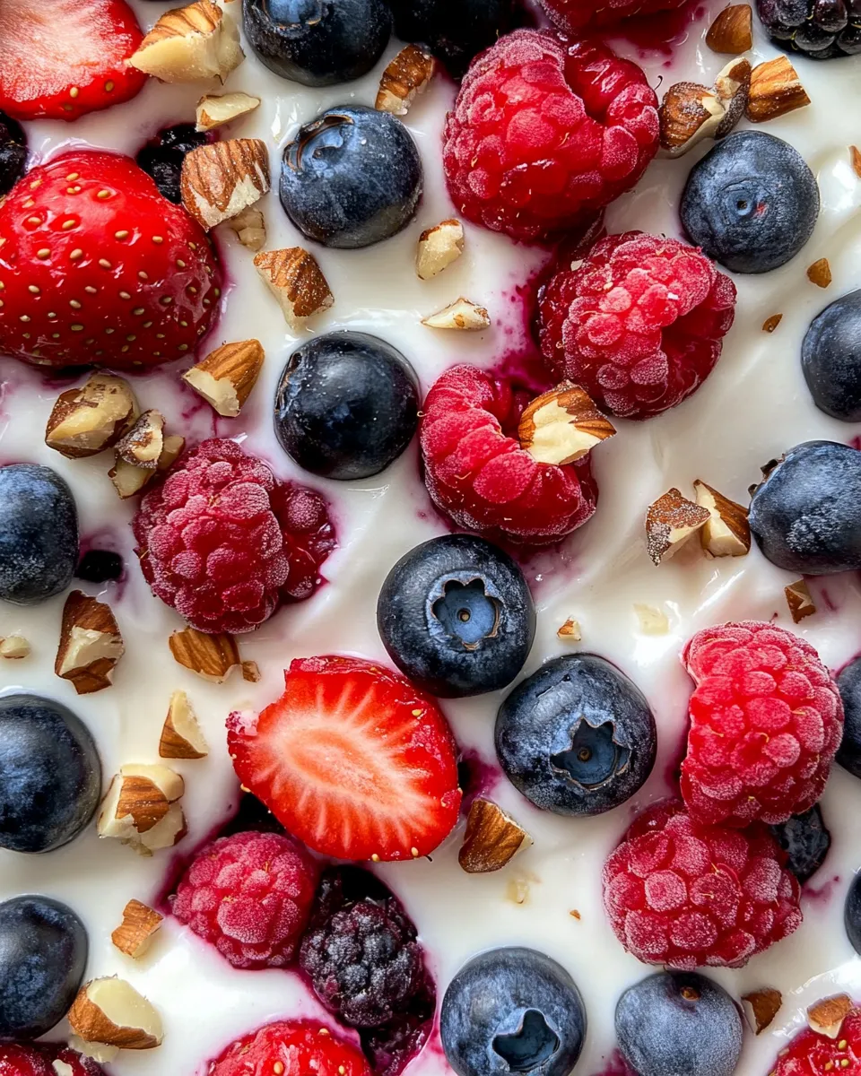 Classic Frozen Yogurt Bark with Berries image