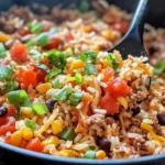 Easy Homemade 20-Minute Taco Rice Skillet photo