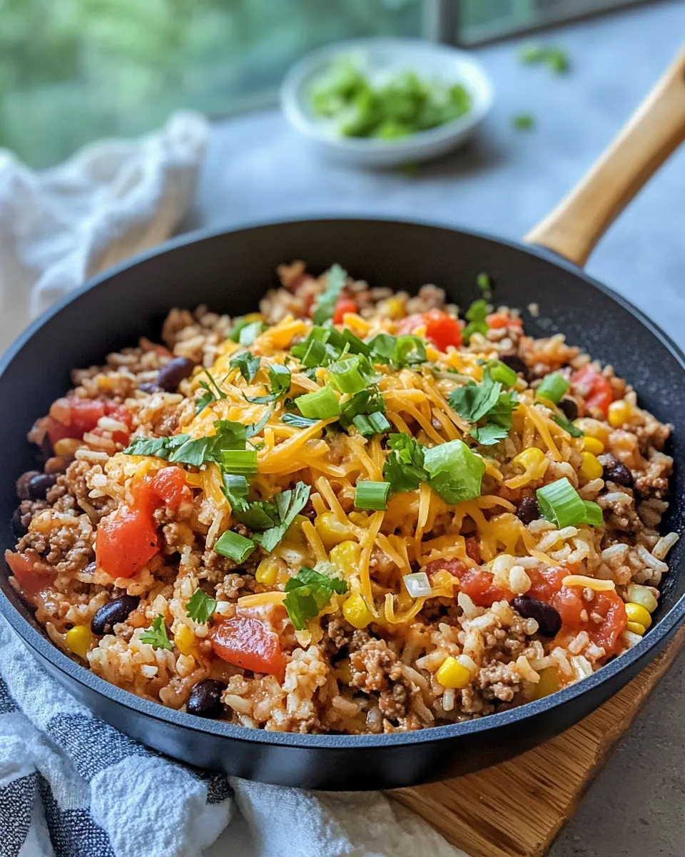 Classic Homemade 20-Minute Taco Rice Skillet image