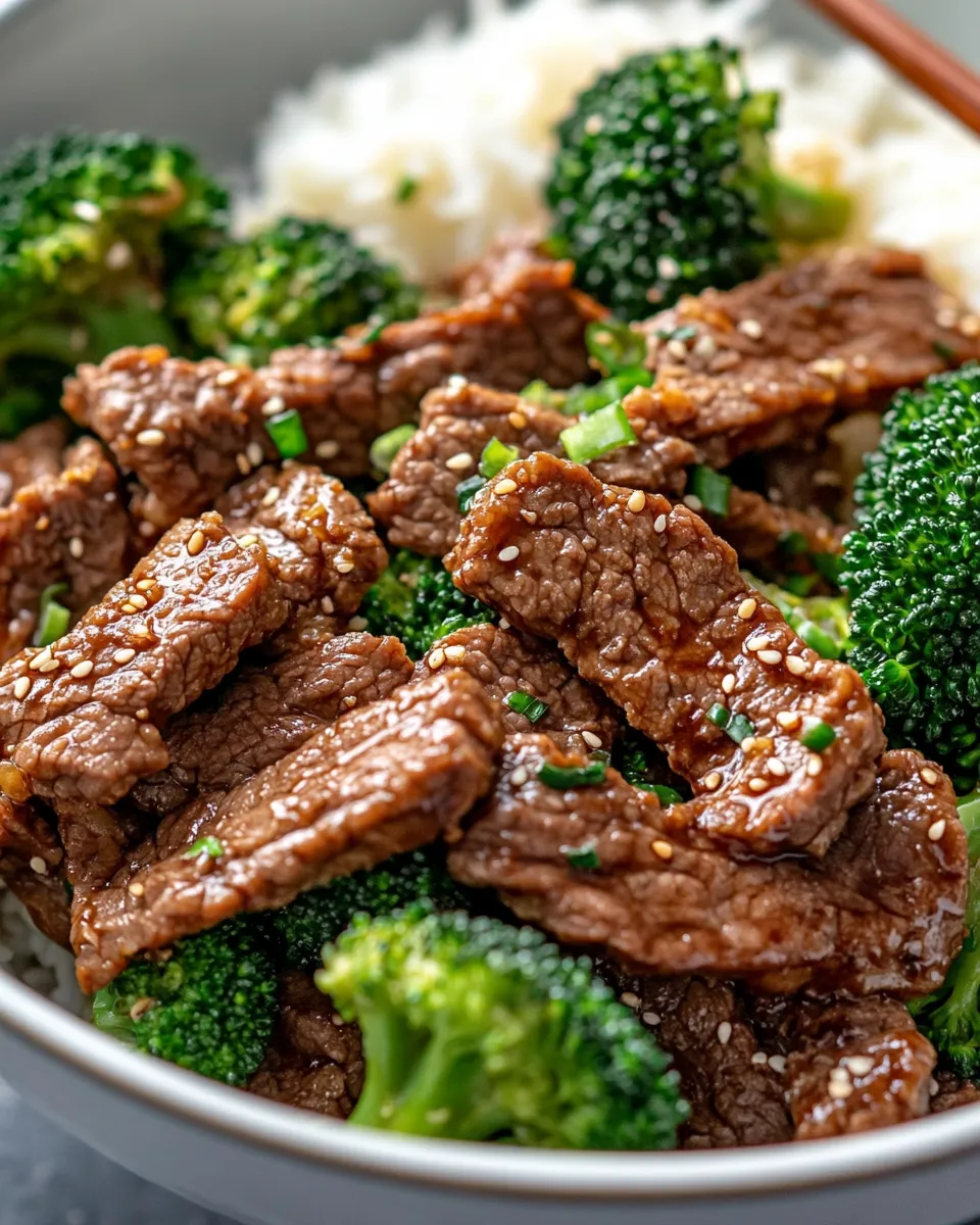 Classic Homemade Beef and Broccoli Stir Fry dish photo