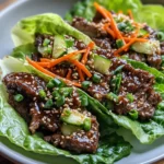 Homemade Korean BBQ Beef Lettuce Wraps recipe photo