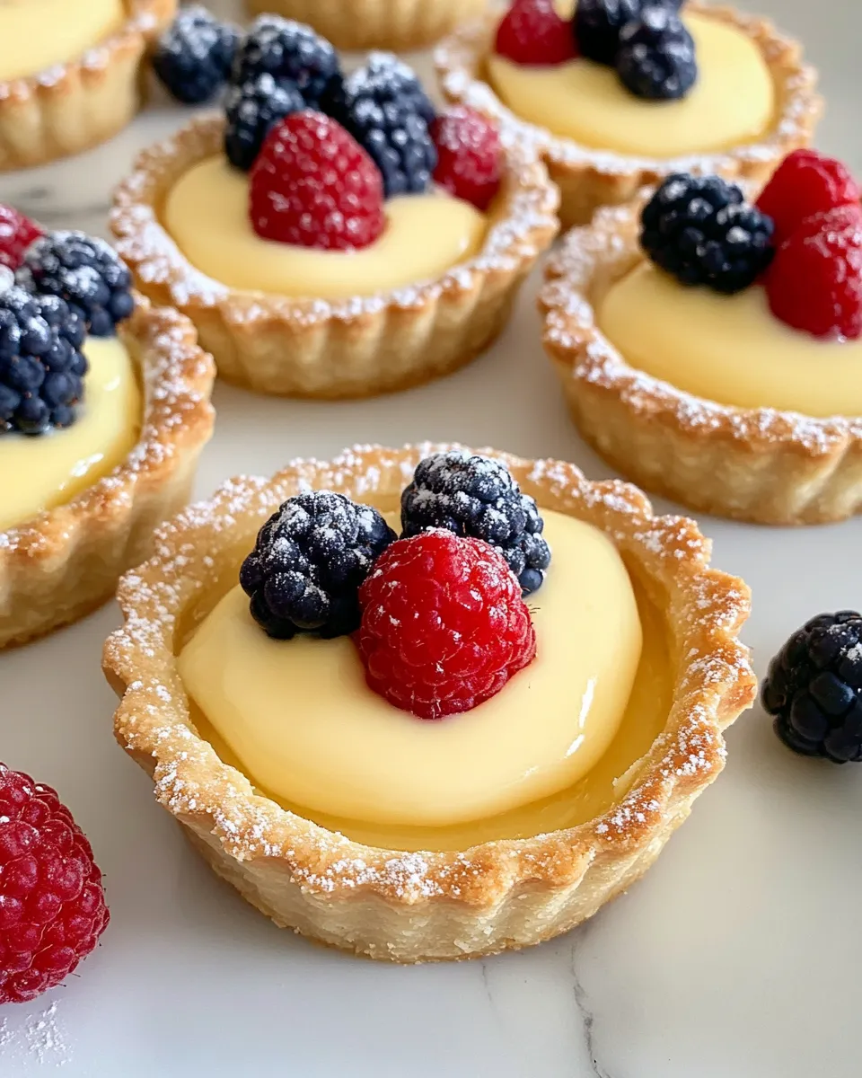 Classic Mini Lemon Curd Tartlets image
