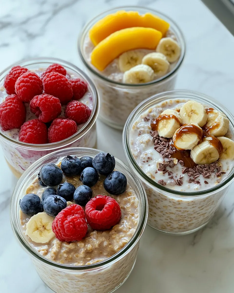 Delicious Overnight Oats 5 Ways food shot
