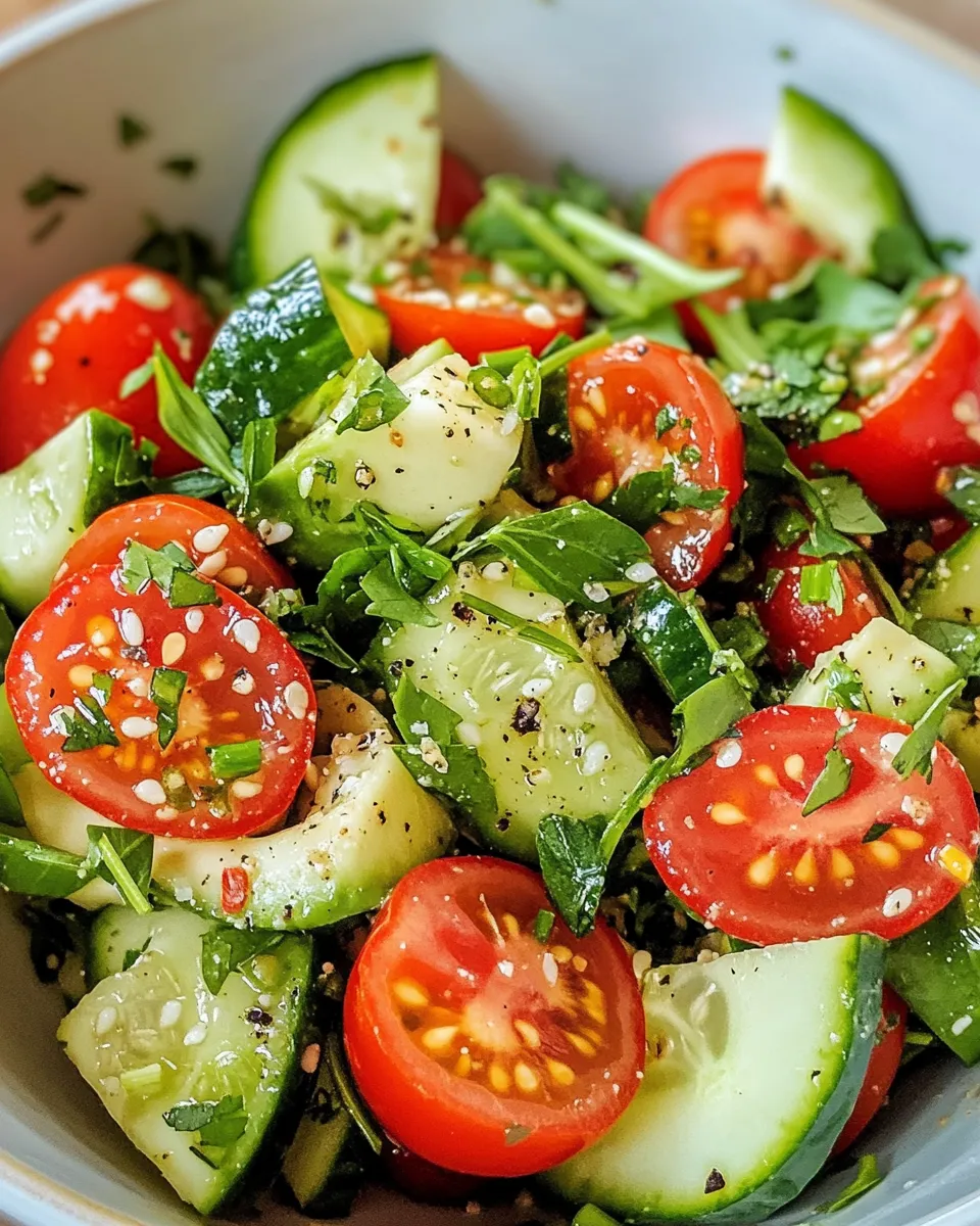 Homemade Quick TikTok Green Goddess Salad photo