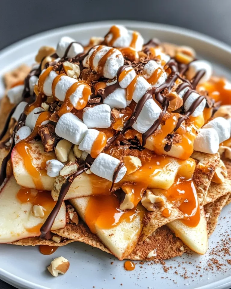 Homemade Refreshing Caramel Apple Nachos photo