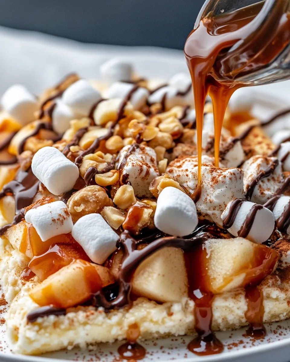 Easy Refreshing Caramel Apple Nachos recipe photo