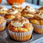 Homemade Simple Pumpkin Cream Cheese Muffins photo