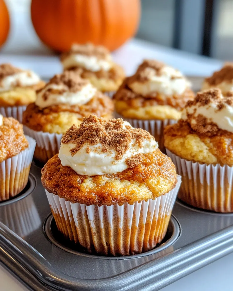 Homemade Simple Pumpkin Cream Cheese Muffins photo