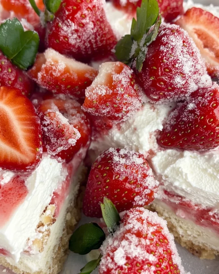 Homemade Strawberry Shortcake Ice Cream Bars photo
