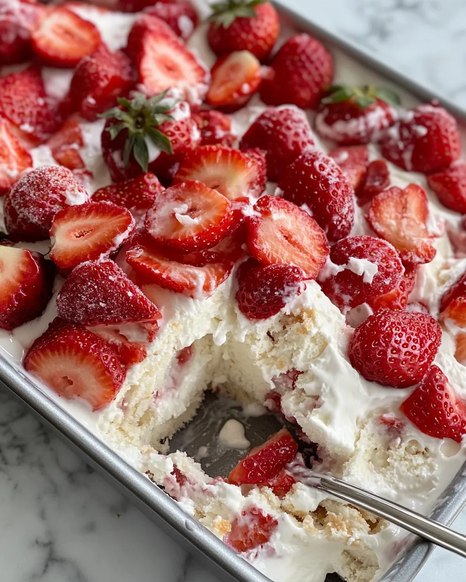 Classic Strawberry Shortcake Ice Cream Bars recipe image