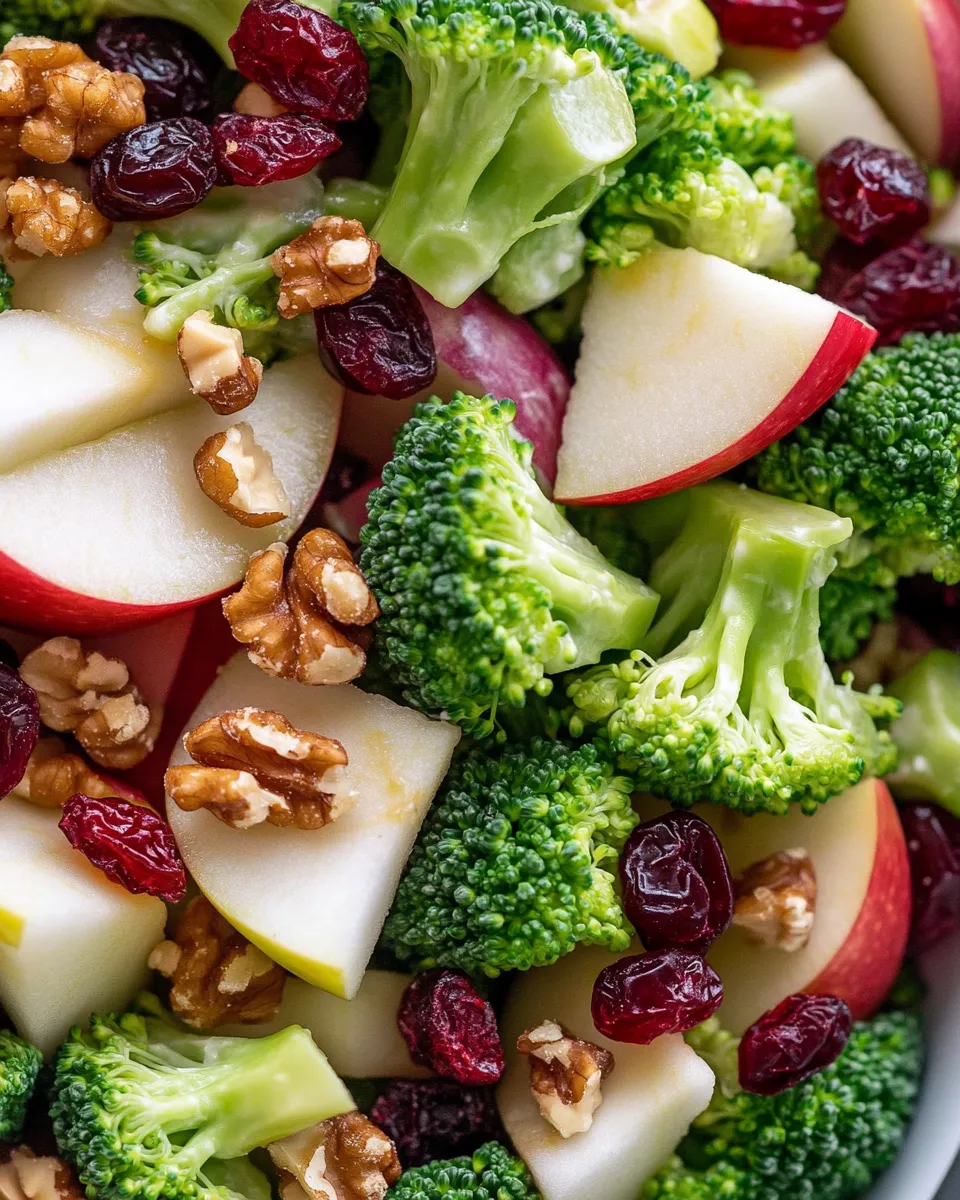 Classic Viral Broccoli Apple Salad image