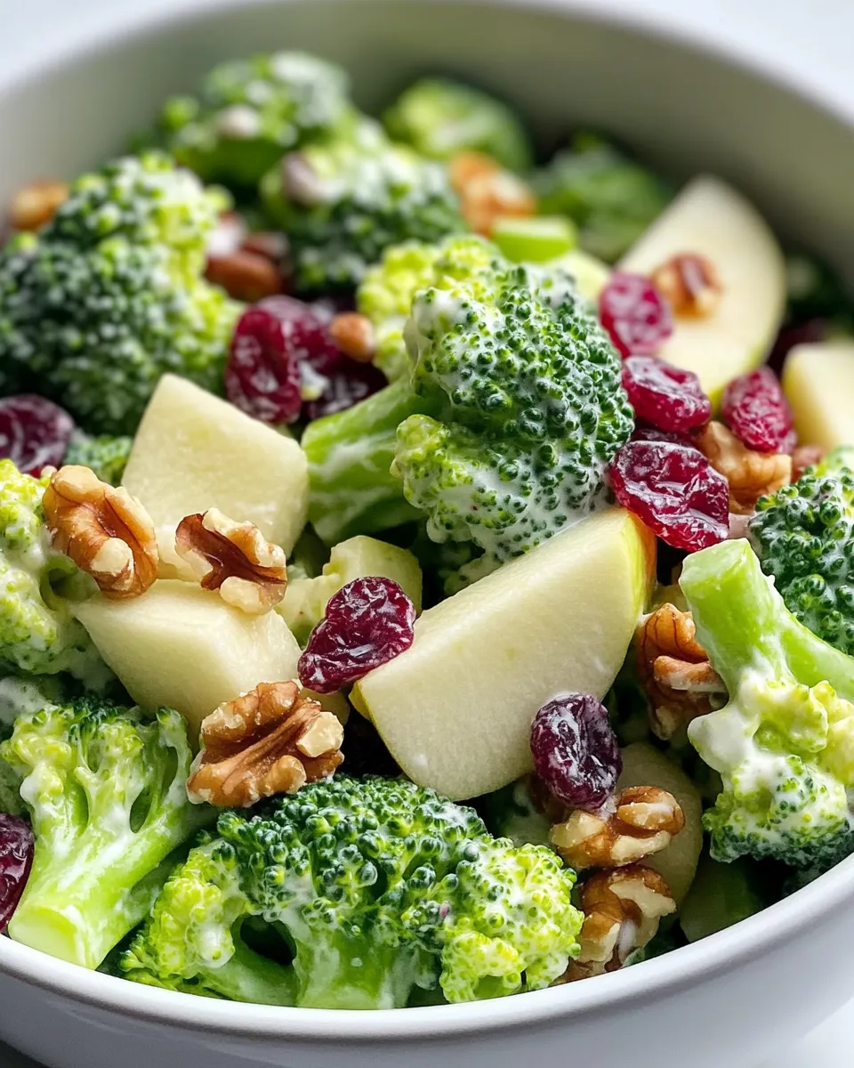 Easy Viral Broccoli Apple Salad recipe photo