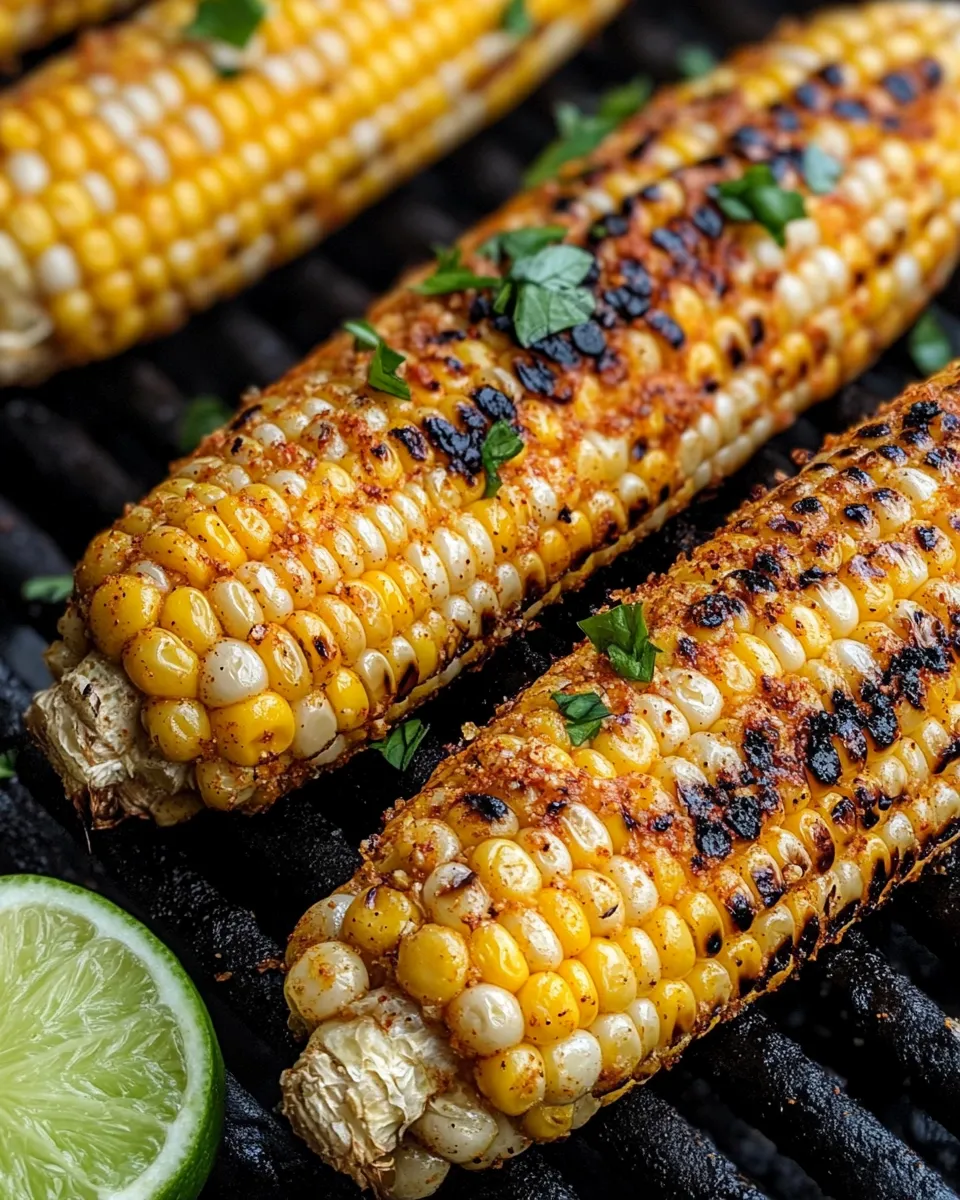 Classic Viral Grilled Cajun Corn on the Cob dish photo