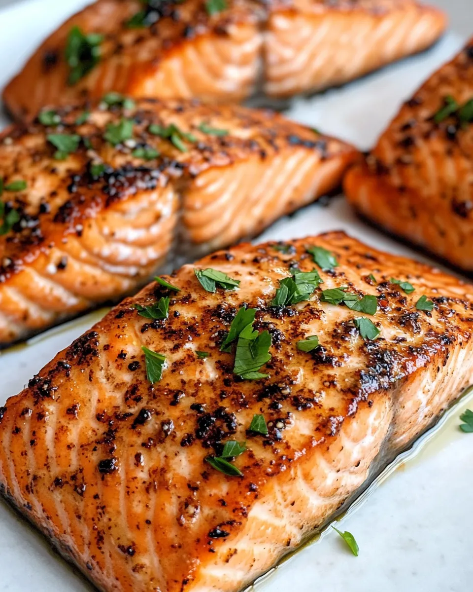 Easy Viral Honey Mustard Grilled Salmon recipe photo