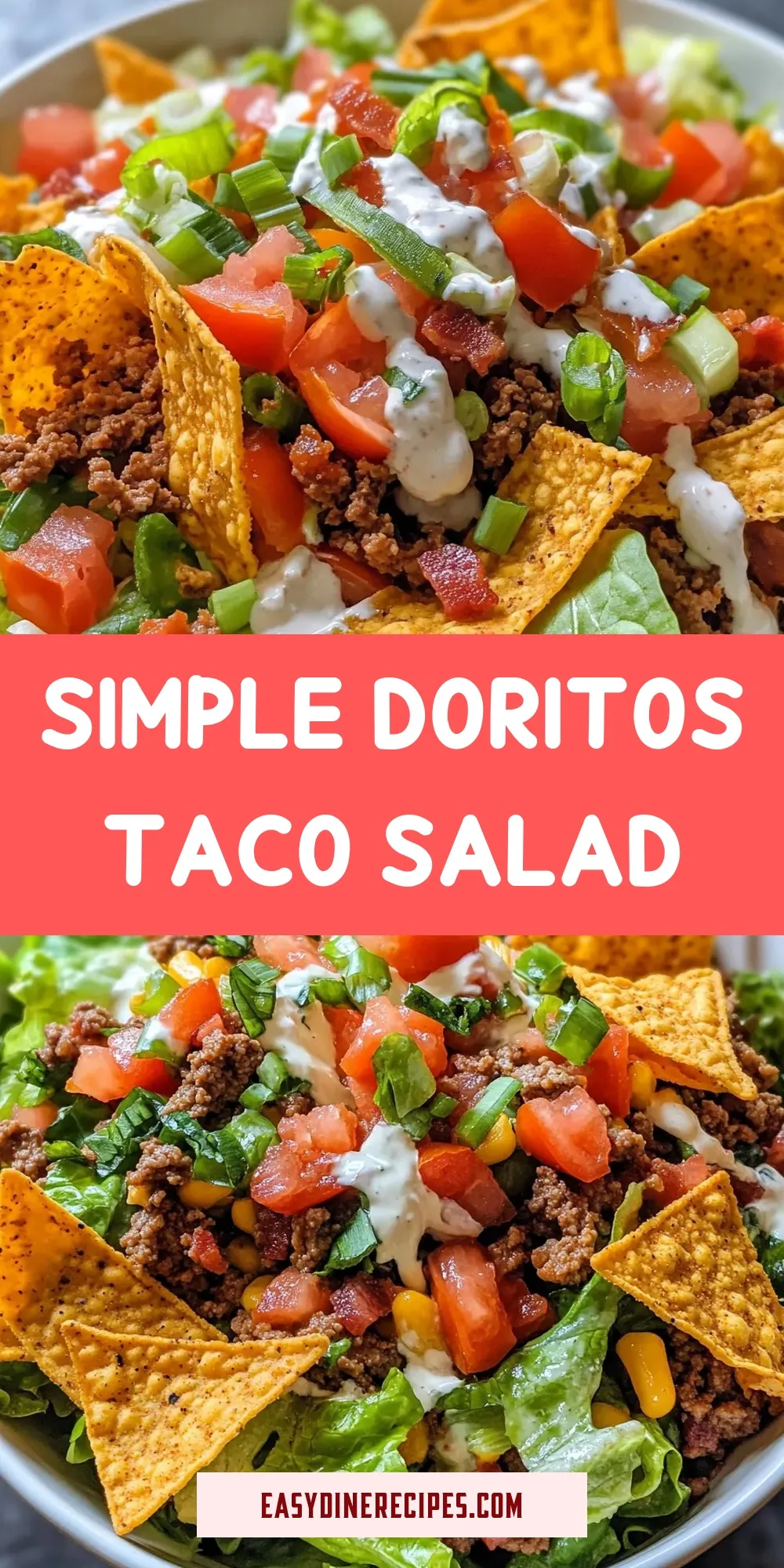 The Best Simple Doritos Taco Salad Ever