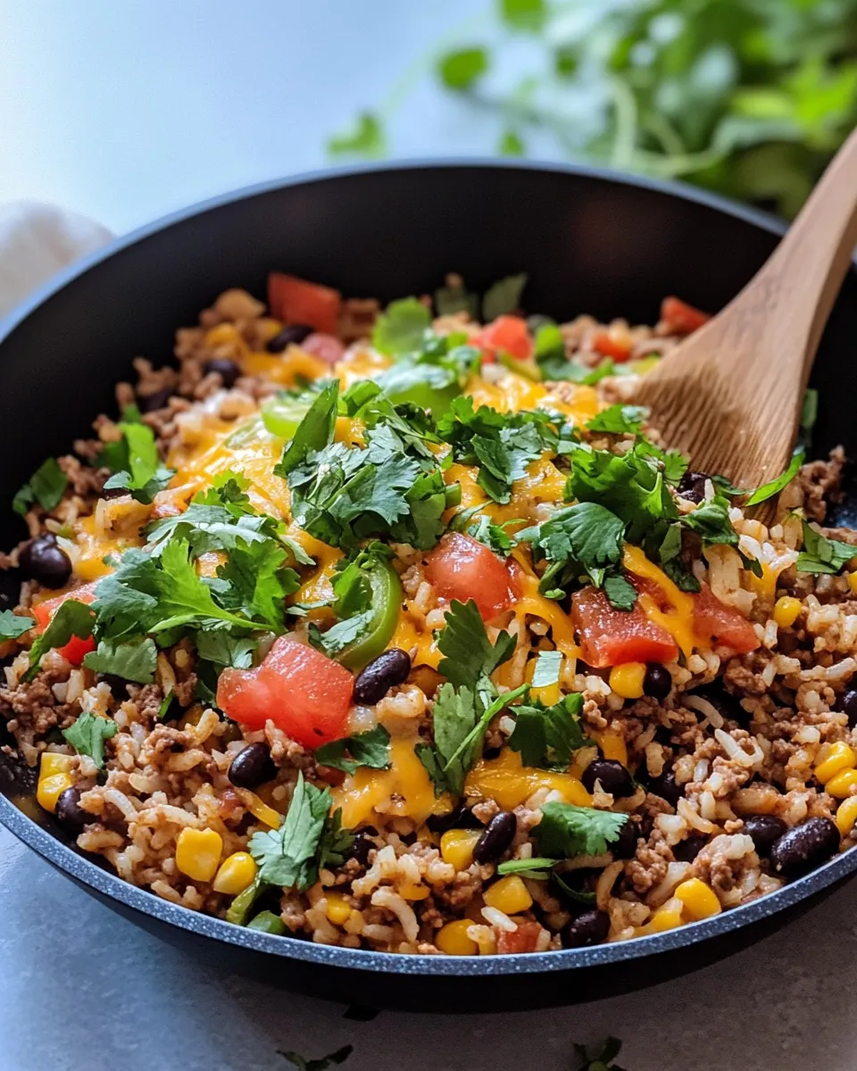 Savory 20-Minute Taco Rice Skillet photo
