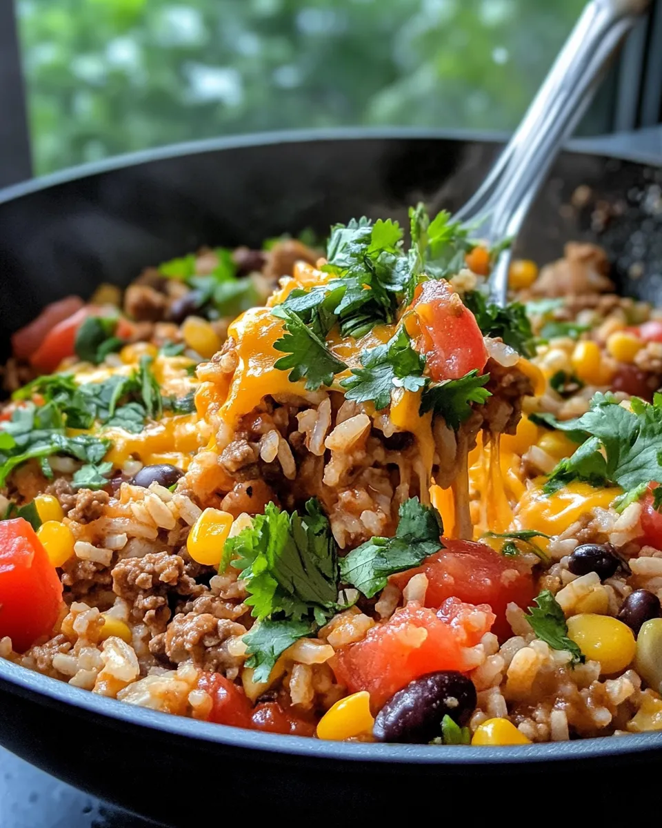 Classic 20-Minute Taco Rice Skillet photo
