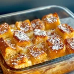 Homemade Baked French Toast Casserole recipe photo