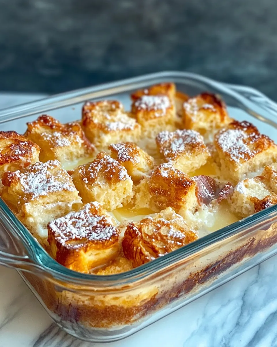 Delicious Baked French Toast Casserole plate image
