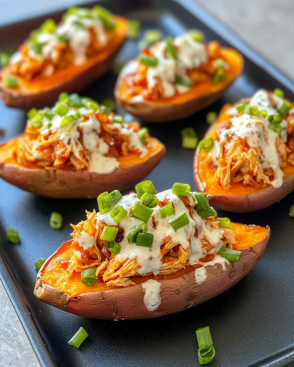 Healthy Bbq Chicken Stuffed Sweet Potatoes photo
