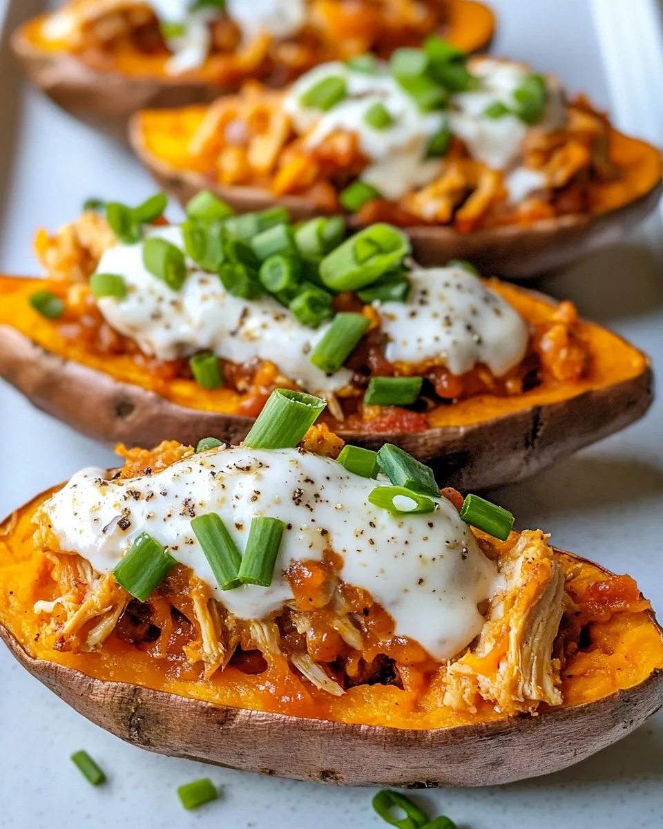 Perfect Bbq Chicken Stuffed Sweet Potatoes shot