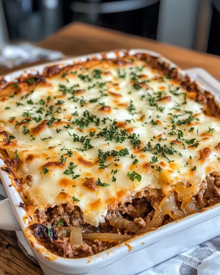 Homemade Beef French Onion Casserole photo