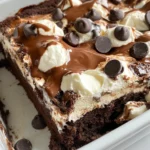 Homemade Brownie Refrigerator Cake photo