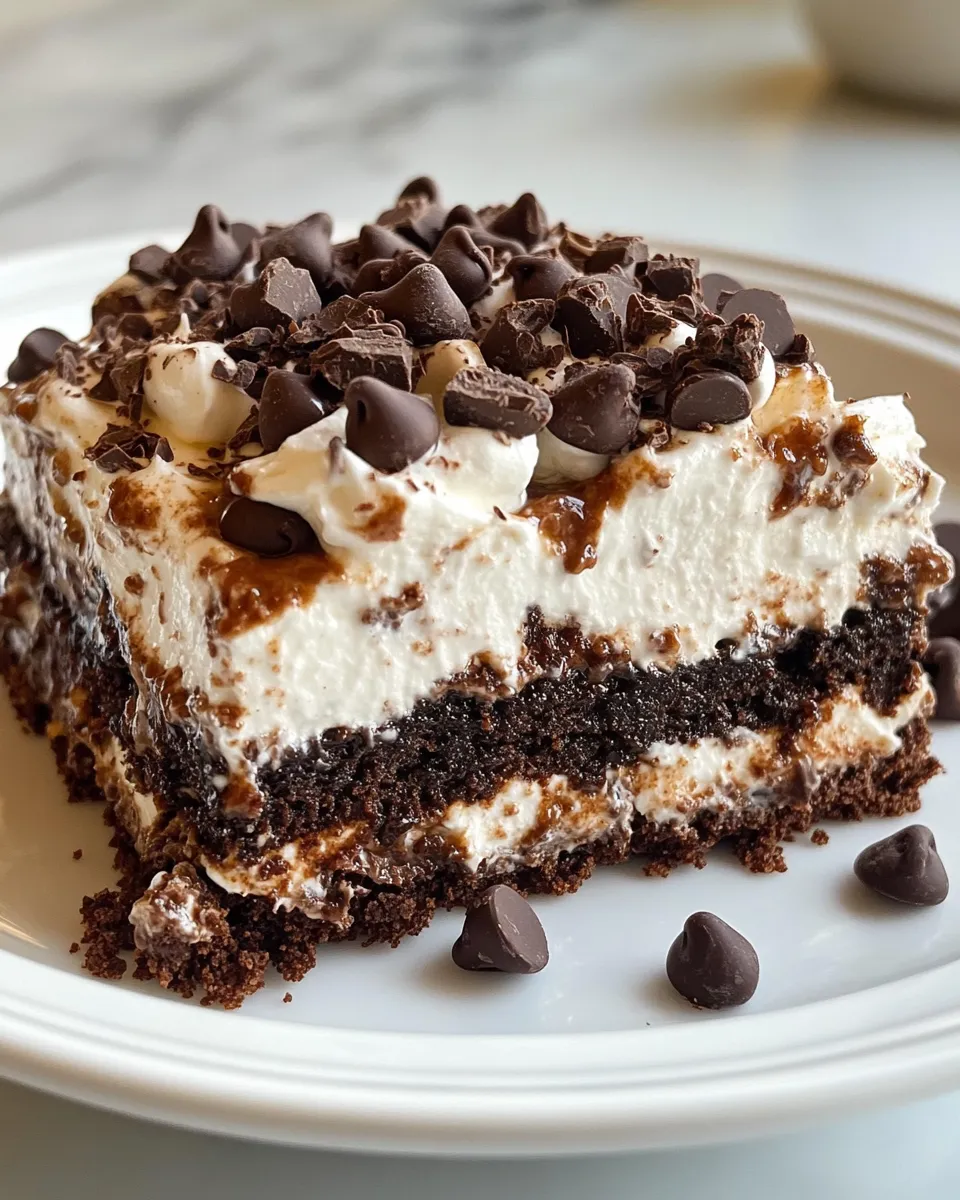 Classic Brownie Refrigerator Cake image
