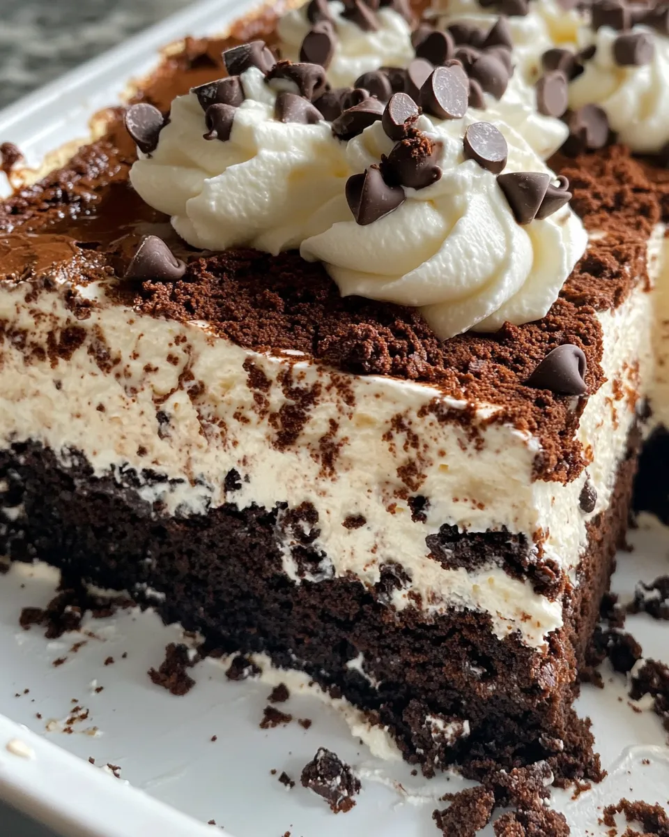 Easy Brownie Refrigerator Cake recipe photo