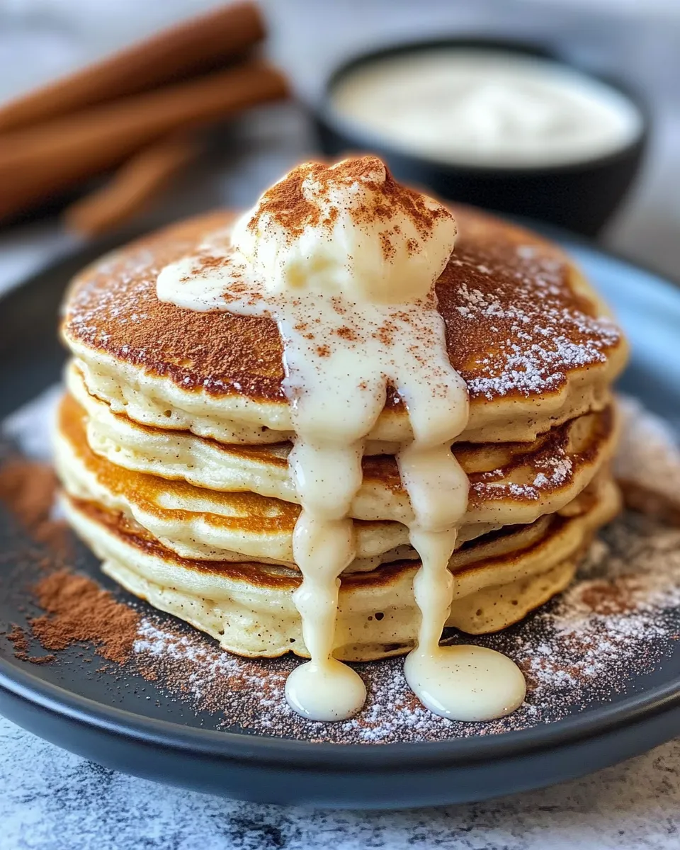 Classic Cinnamon Roll Pancakes dish photo