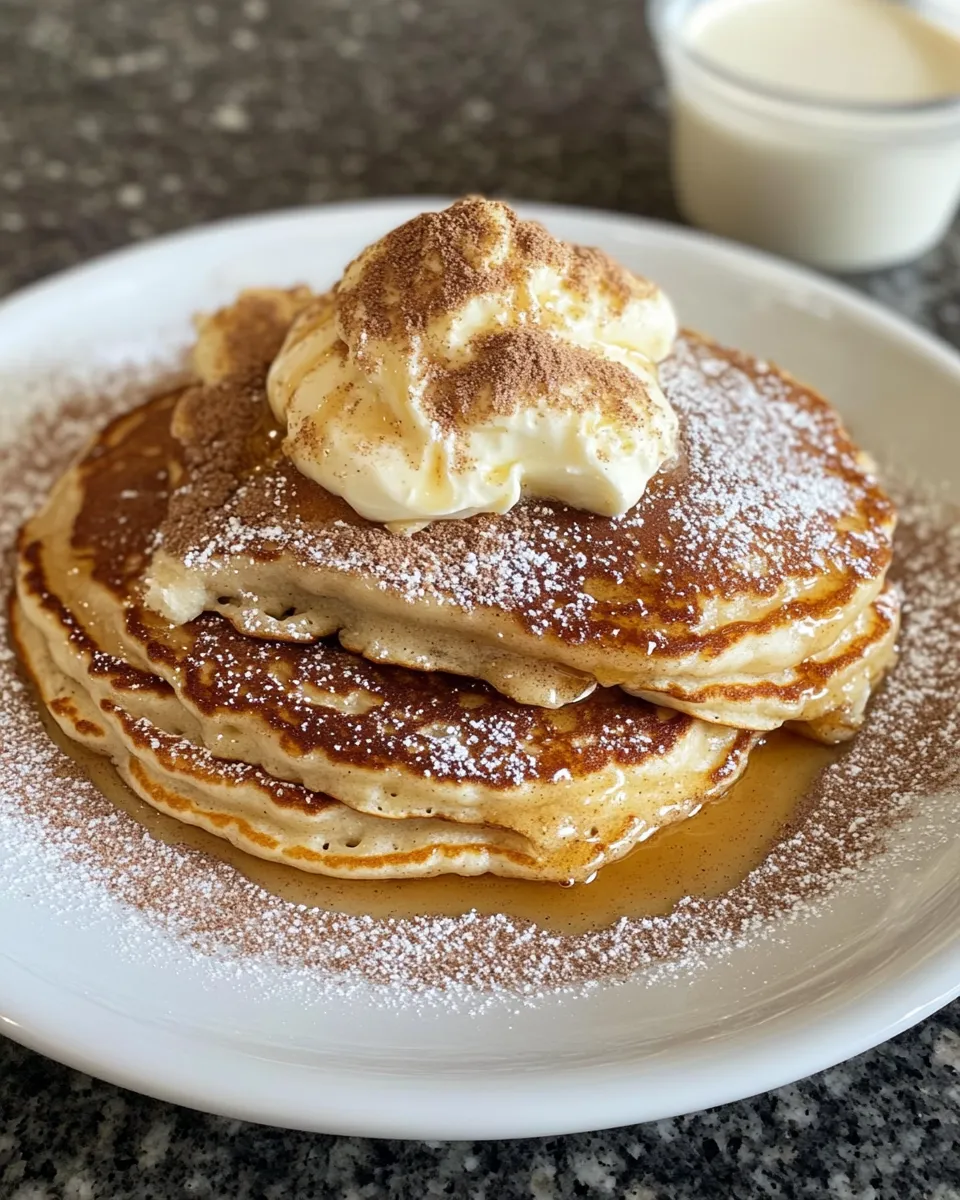 Delicious Cinnamon Roll Pancakes image