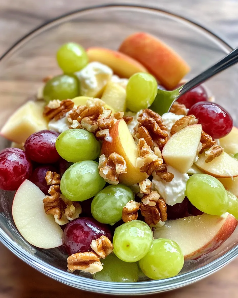 Ultimate Creamy Grape Salad recipe image